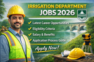 Irrigation Department Jobs 2026 – Latest Career Opportunities, Eligibility, Salary & Application Guide