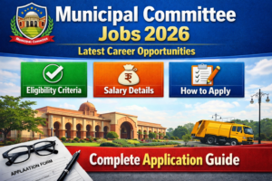 Municipal Committee Jobs 2026 – Latest Career Opportunities, Eligibility, Salary & Complete Application Guide
