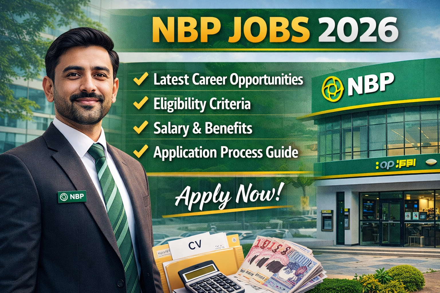 NBP Jobs 2026 – Latest Career Opportunities, Eligibility, Salary & Application Guide
