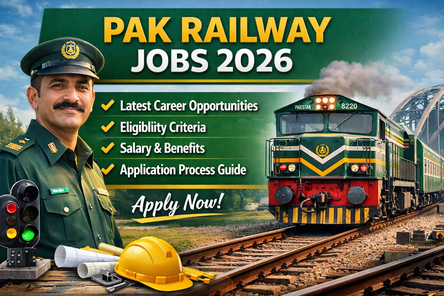 Pak Railway Jobs 2026 – Latest Career Opportunities, Eligibility, Salary & Application Guide