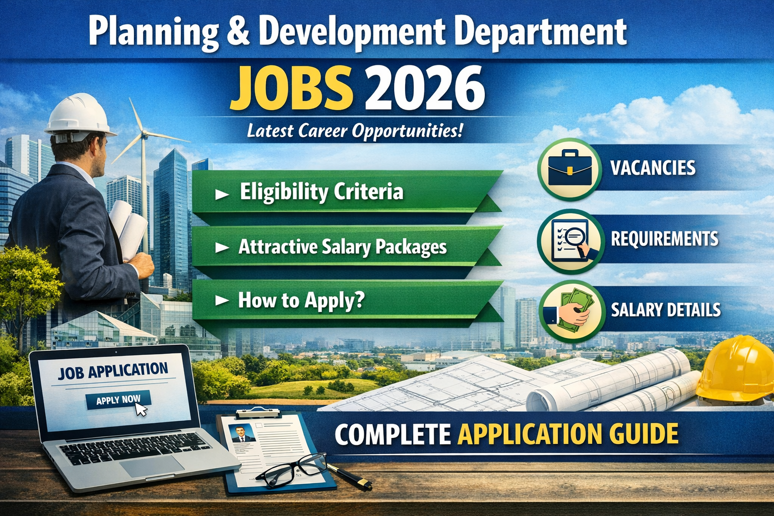 Planning & Development Department Jobs 2026 – Latest Career Opportunities, Eligibility, Salary & Complete Application Guide