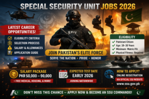Special Security Unit Jobs 2026 – Latest Career Opportunities, Eligibility, Salary & Complete Application Guide